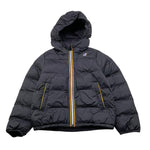 K-WAY giubbino tinta unita con zip e cappuccio Nero per Bambino K6117YWWWX NERO K-WAY