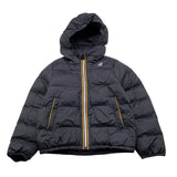 K-WAY giubbino tinta unita con zip e cappuccio Nero per Bambino K6117YWWWX NERO K-WAY
