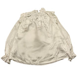 LA STUPENDERIA camicia manica lunga tinta unita cn fiocco in contrasto Bianco per Neonata TJCM48 BIANCO LA STUPENDERIA