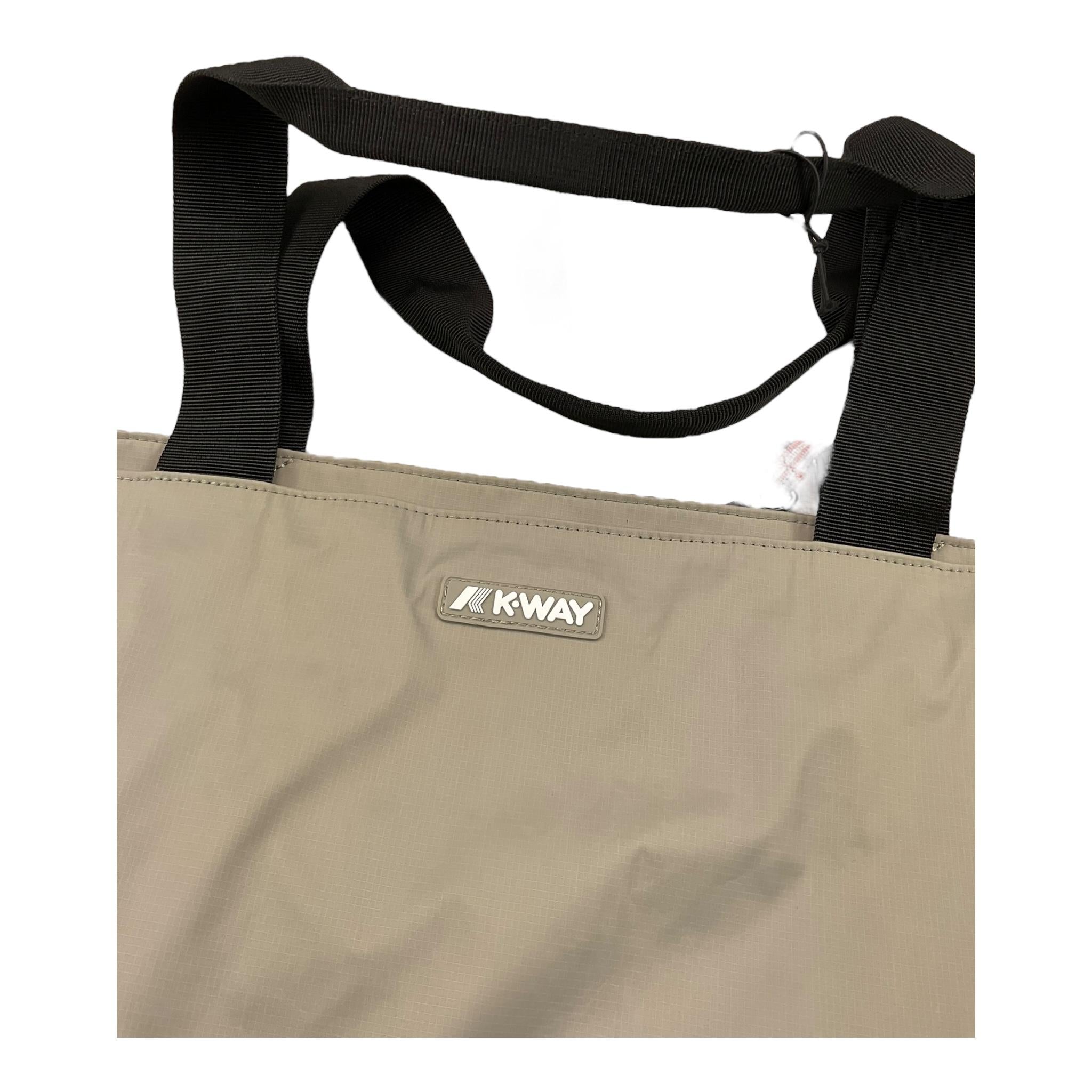 K-WAY borse tinta unita con bretelle in contrasto Verde per Bambina K7127MW VERDE K-WAY