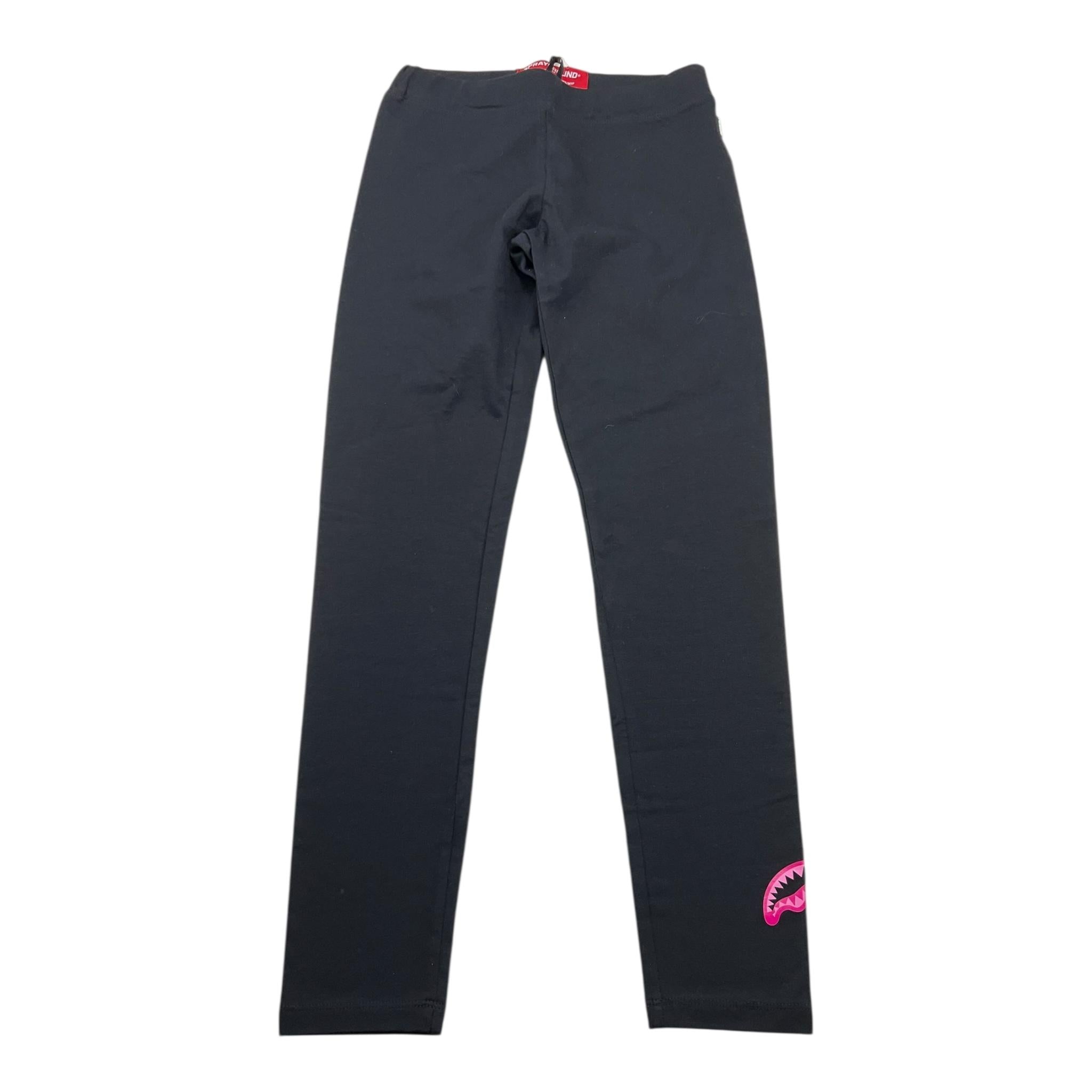 SPRAYGROUND leggins tinta unita con stampa Nero per Bambina SPY299 NERO SPRAYGROUND