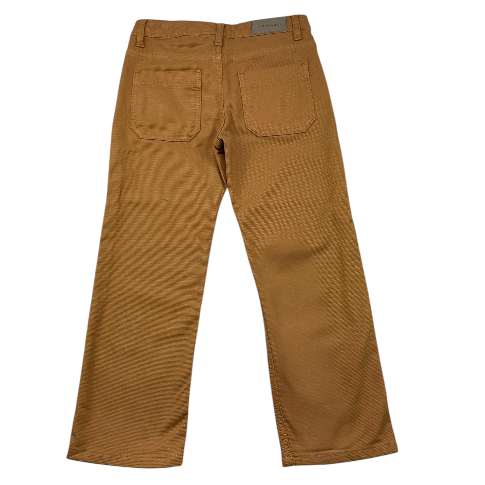 TRUSSARDI pantalone tinta unita con girovita regolabile Cammello per Bambino TBA25036PA CAMMELLO TRUSSARDI