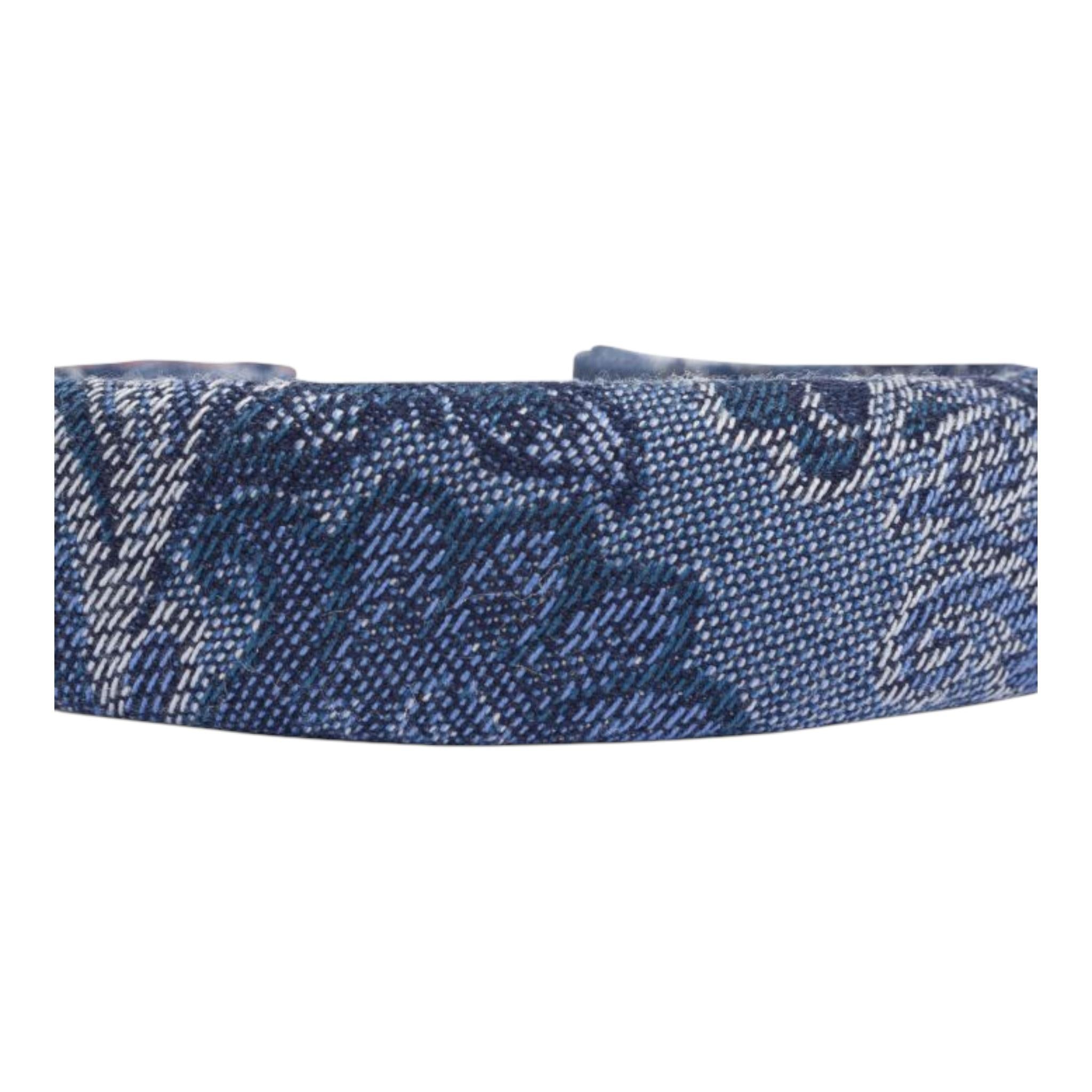 ETRO cerchietto in denim tinta unita Blu per Bambina GV0A44 BLU ETRO