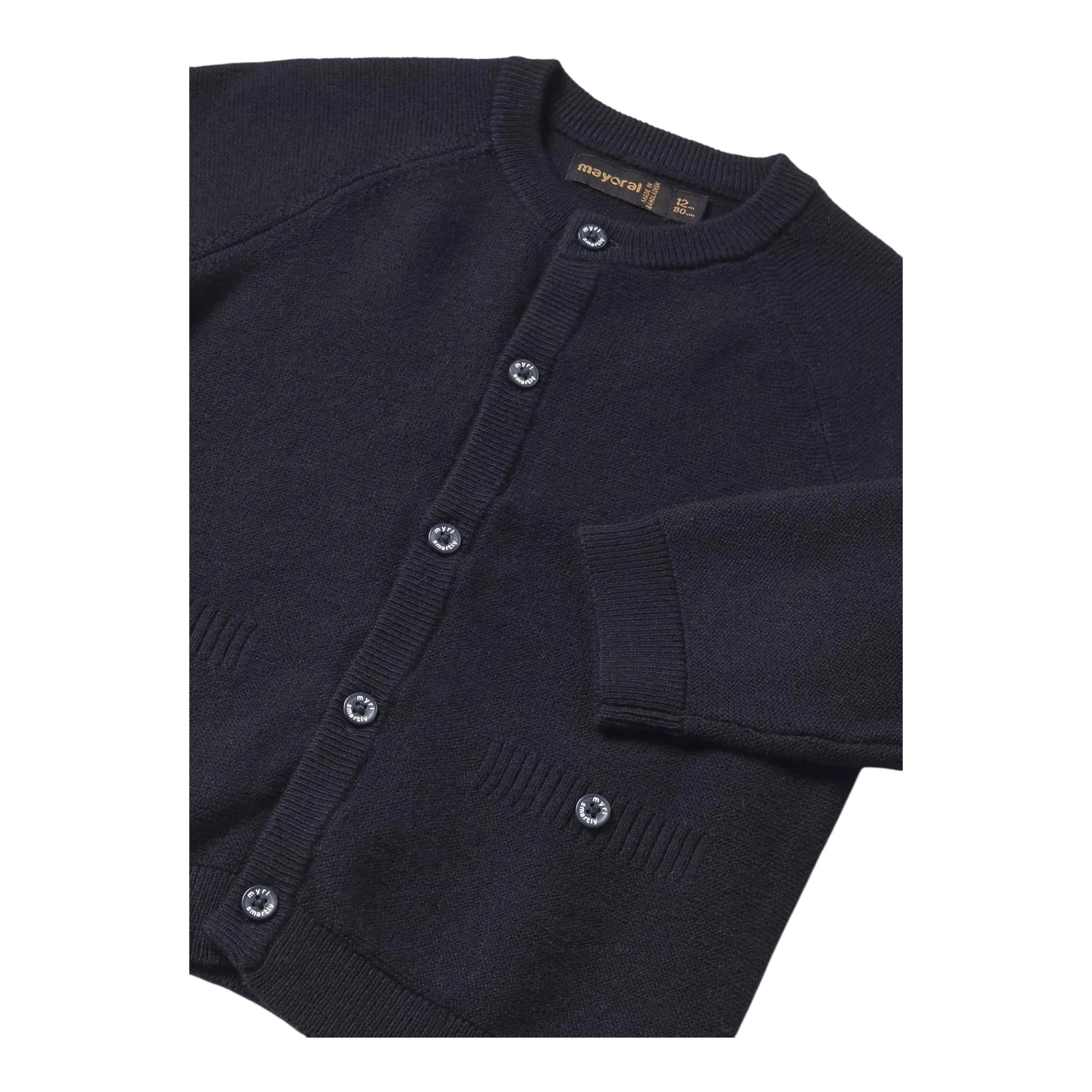 MAYORAL cardigan tinta unita Blu per Neonato 232490 BLU MAYORAL