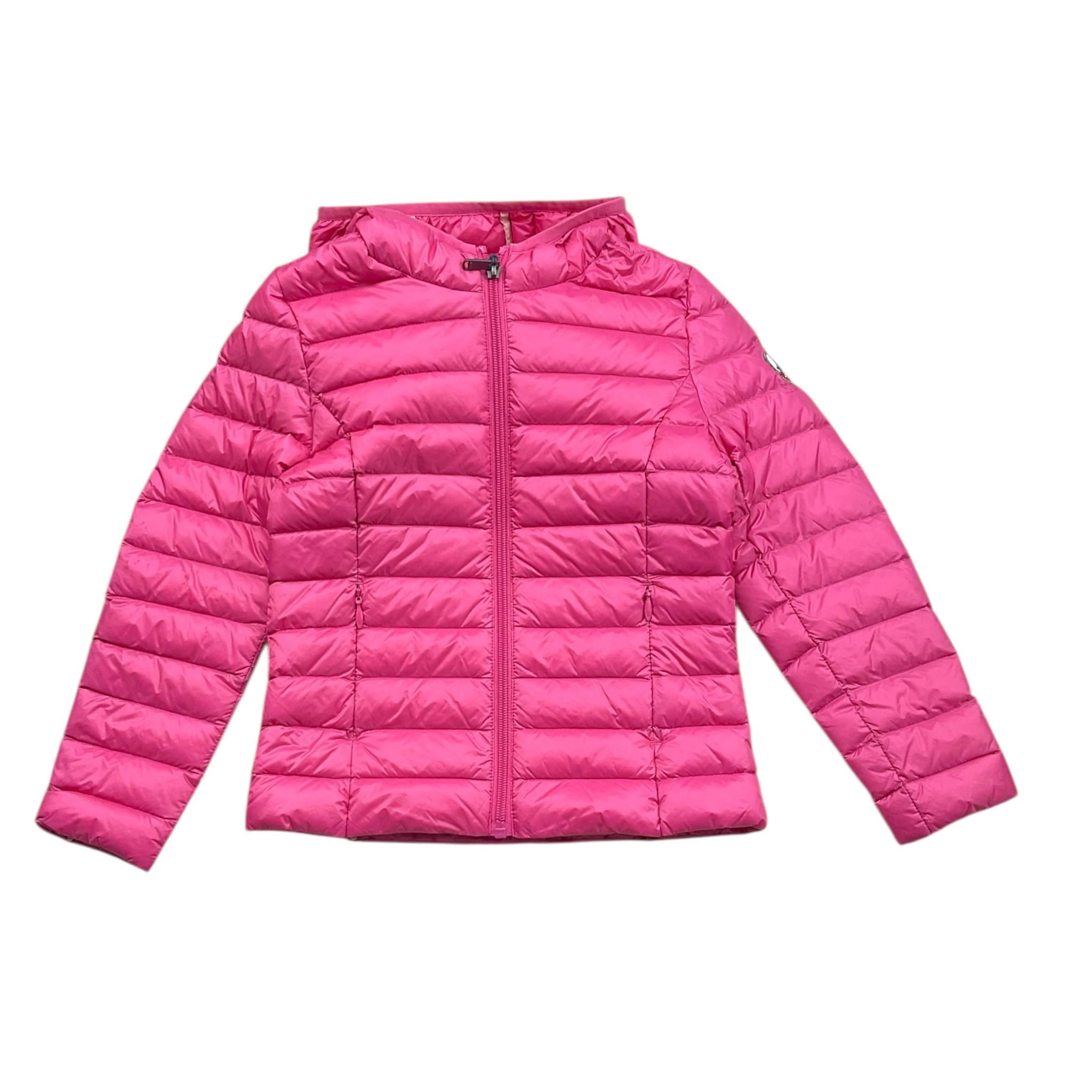 JoTT giubbino tinta unita con zip e cappuccio Fuxia per Bambina PS23KDOW02 FUXIA JoTT