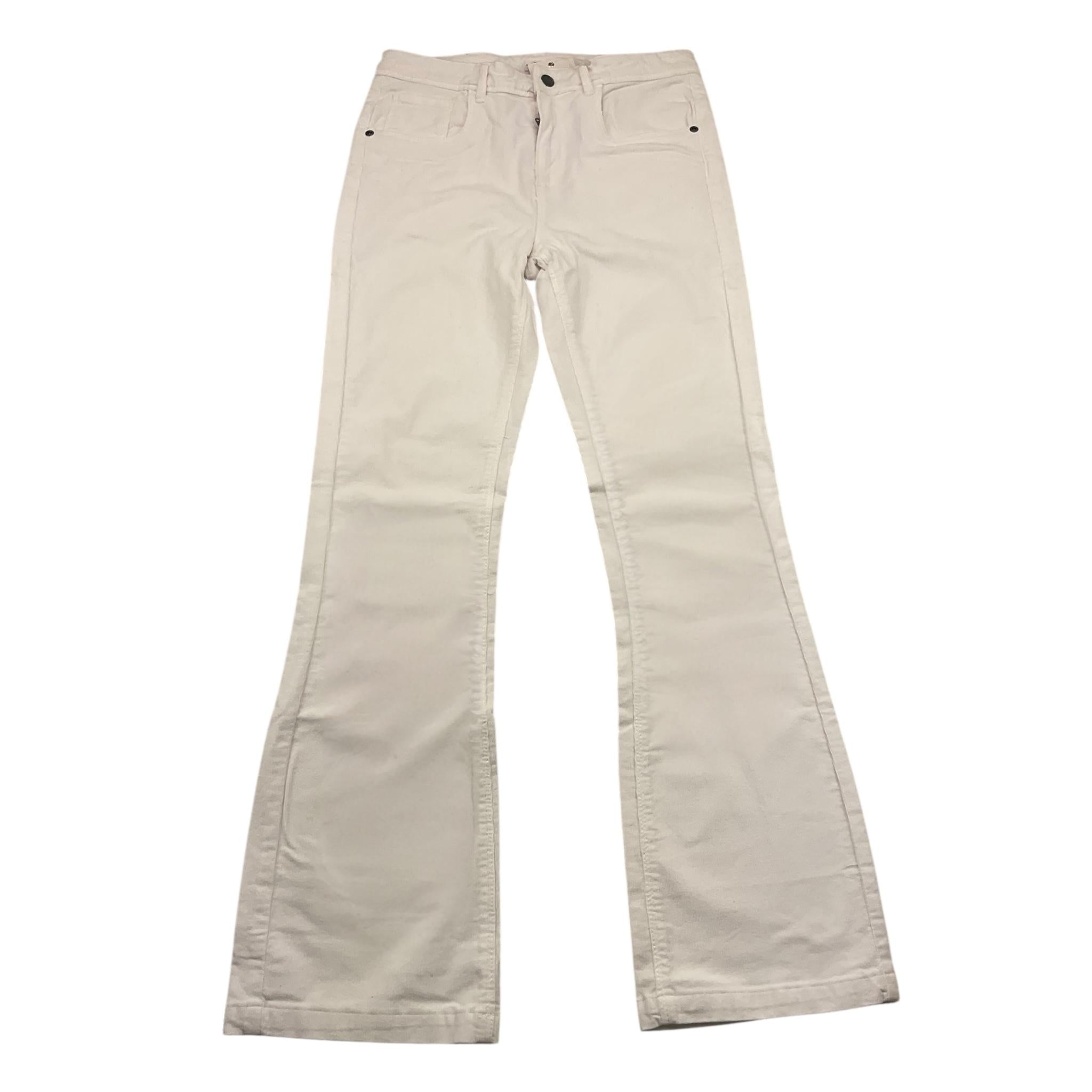 U.S. POLO ASSN pantalone tinta unita modello zampa Bianco per Bambina US40648002 BIANCO U.S. POLO ASSN
