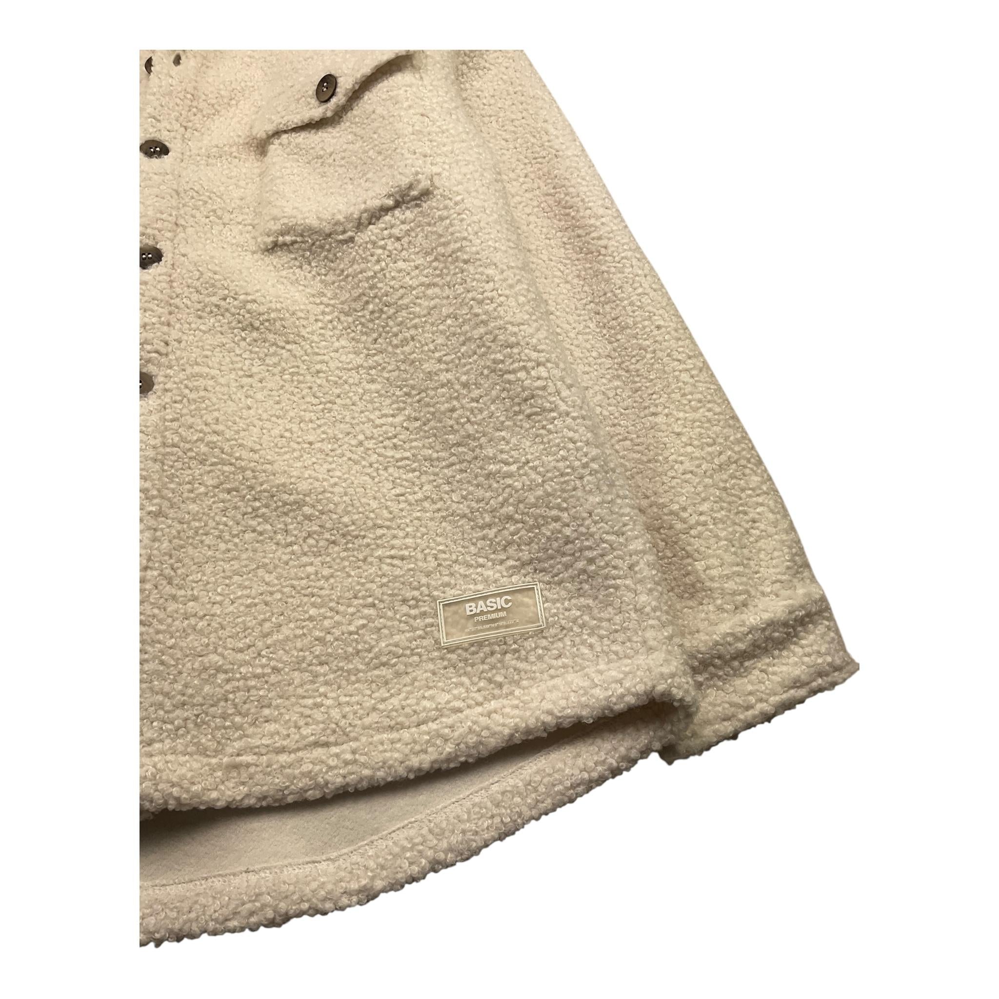 PAOLO PECORA camicia teddy tinta unita manica lunga Panna per Bambino PP3829X PANNA PAOLO PECORA