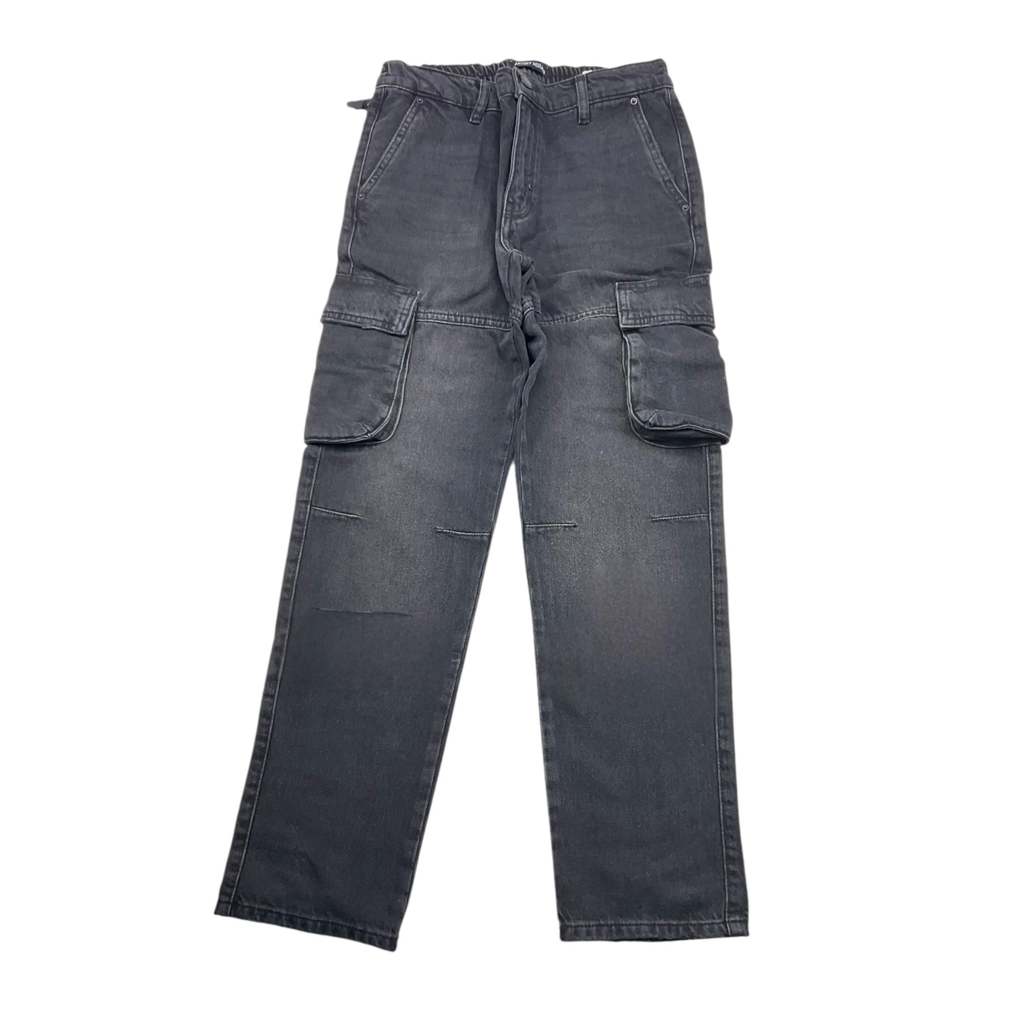 ANTONY MORATO jeans tinta unita modello cargo con tasconi Nero per Bambino MKDT00070 NERO ANTONY MORATO