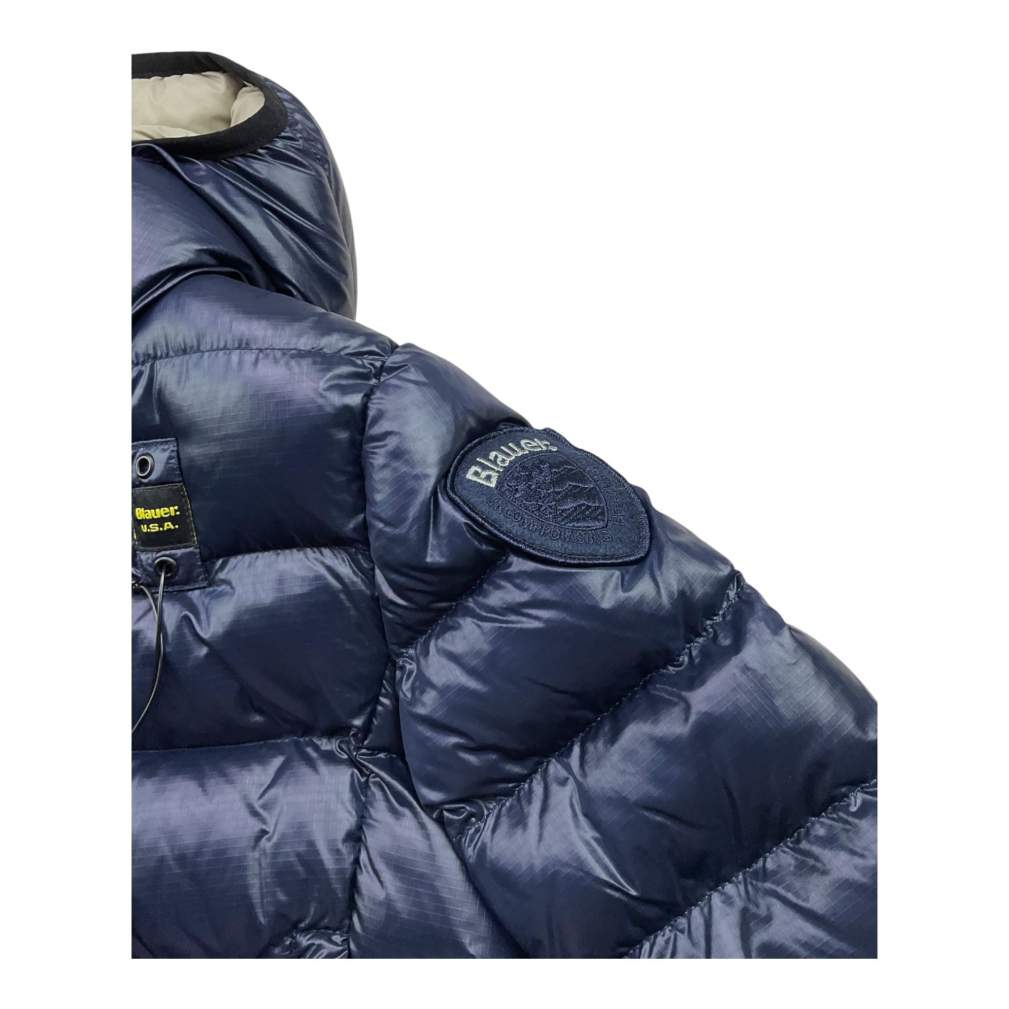 BLAUER giubbino tinta unita con cappuccio Blu per Bambino 24WBLKC02569X BLU BLAUER