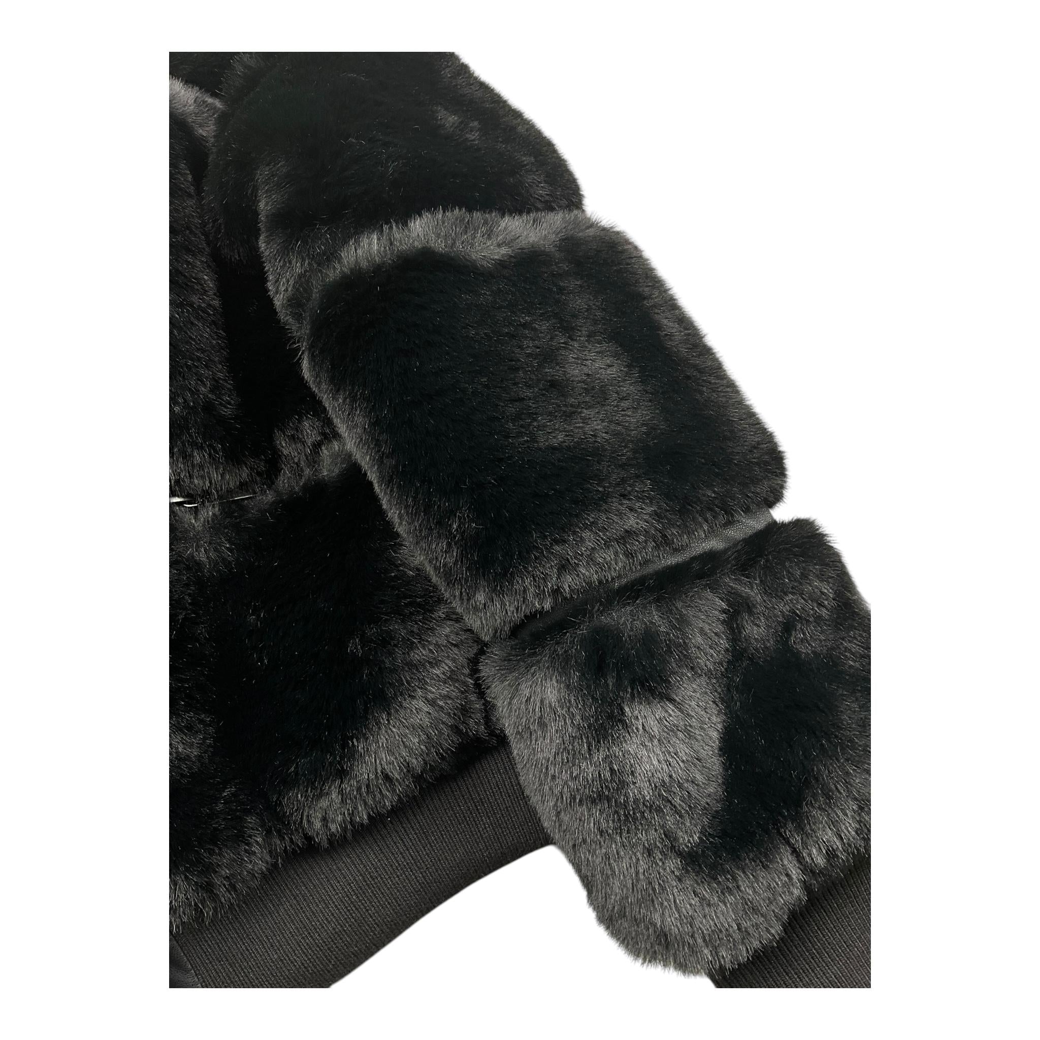 FUN & FUN pelliccia tinta unita con zip Nero per Bambina FJJK00096 NERO FUN & FUN