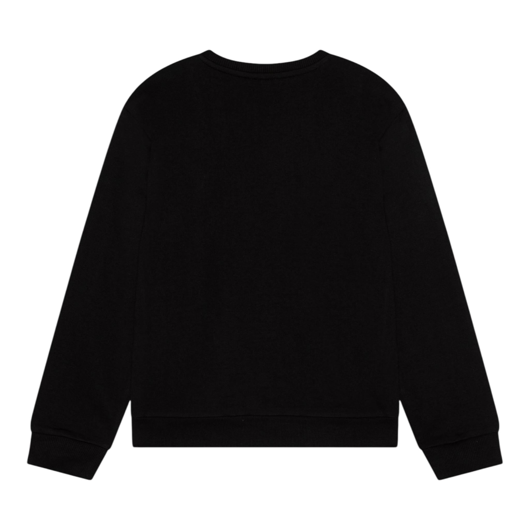 GUESS felpa chiusa girocollo tinta unita cn stampa logo Nero per Bambino L4BQ08KAD73 NERO GUESS