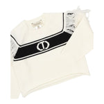 TWINSET maglia girocollo tinta unita con frange Bianco per Bambina 242GJ3163XXXXX BIANCO TWINSET