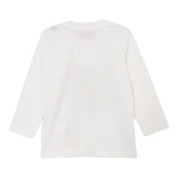 DIESEL shirt girocollo tinta unita con stampa in contrasto Bianco per Neonato K0057 BIANCO DIESEL