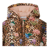 ROBERTO CAVALLI giubbino fantasia maculata con cappuccio Beige per Neonata TJT402 BEIGE ROBERTO CAVALLI