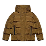 DSQUARED2 giubbino tinta unita con zip e cappuccio Marrone per Bambino DQ1732 MARRONE DSQUARED2