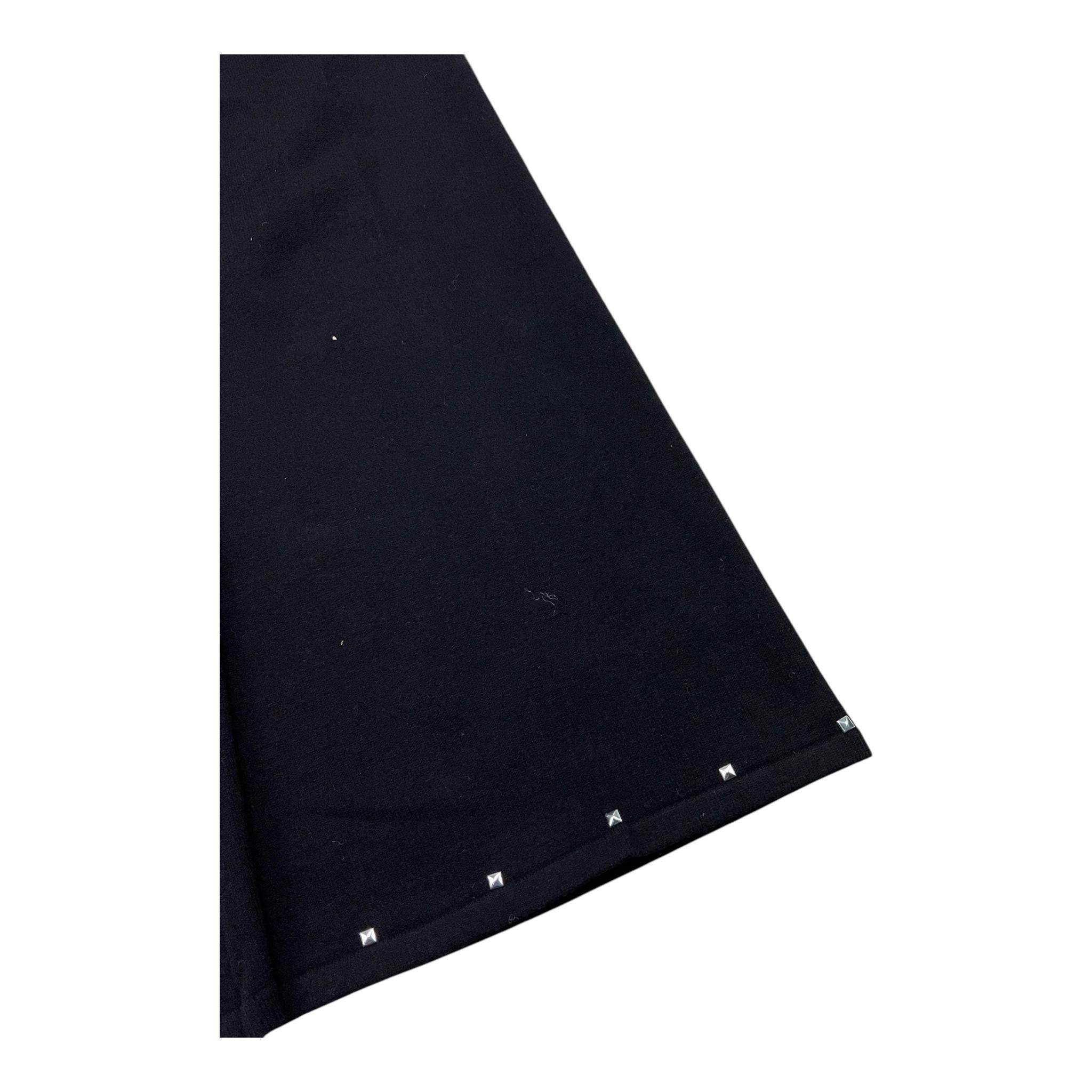 MOSCHINO pantalone tinta unita modello zampa Nero per Bambina 242GJ3183 NERO MOSCHINO