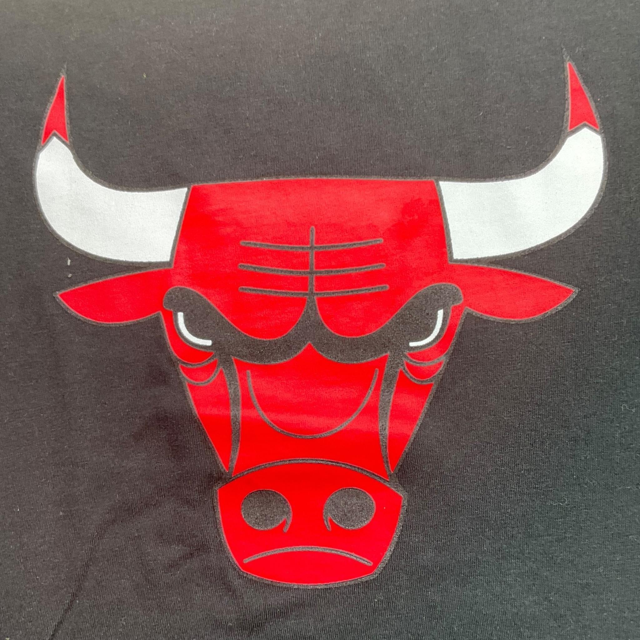 NBA t-shirt girocollo tinta unita con stampa Nero per Bambino EK2B7MK00B01 NERO NBA
