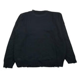 DROPSEASON2 maglia girocollo tinta unita con logo Nero per Bambino FW242K04 NERO DROPSEASON2