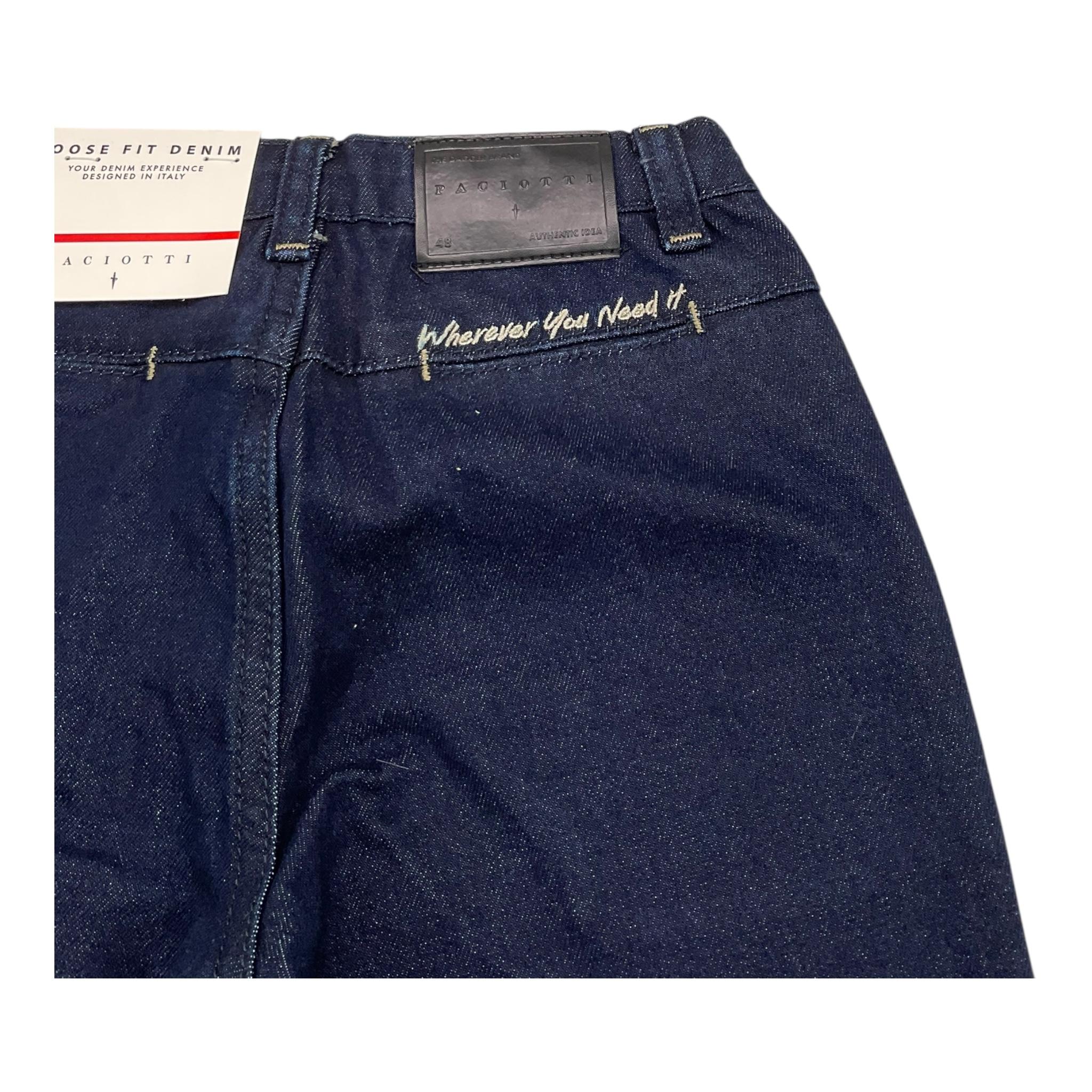 CESARE PACIOTTI jeans tinta unita con girovita regolabile Blu per Bambino PTP5363B BLU CESARE PACIOTTI