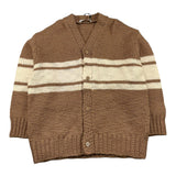 PAOLO PECORA cardigan tinta unita con scollo a v Beige per Bambino P4090 BEIGE PAOLO PECORA