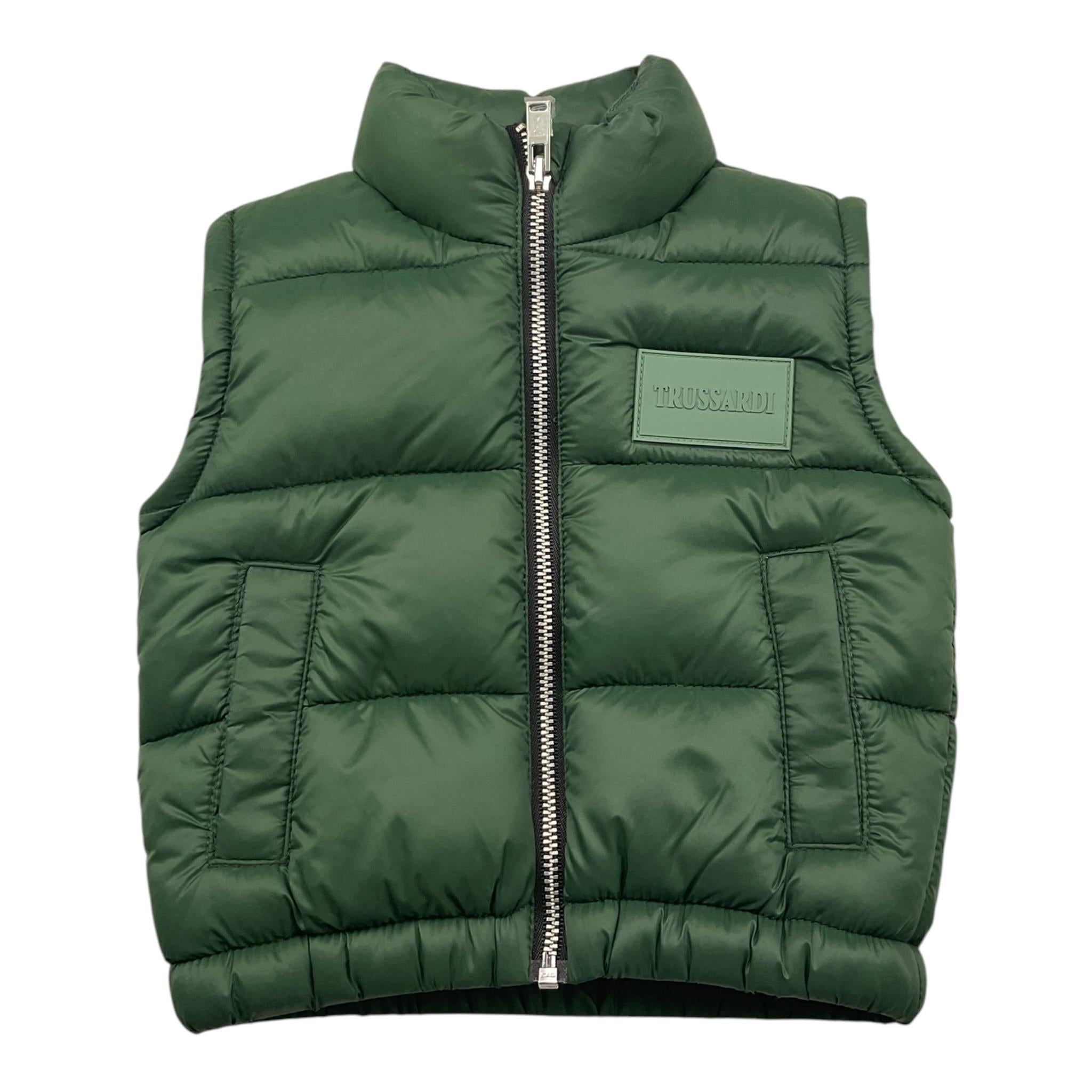 TRUSSARDI smanicato tinta unita Verde per Neonato TIA25025PI VERDE TRUSSARDI