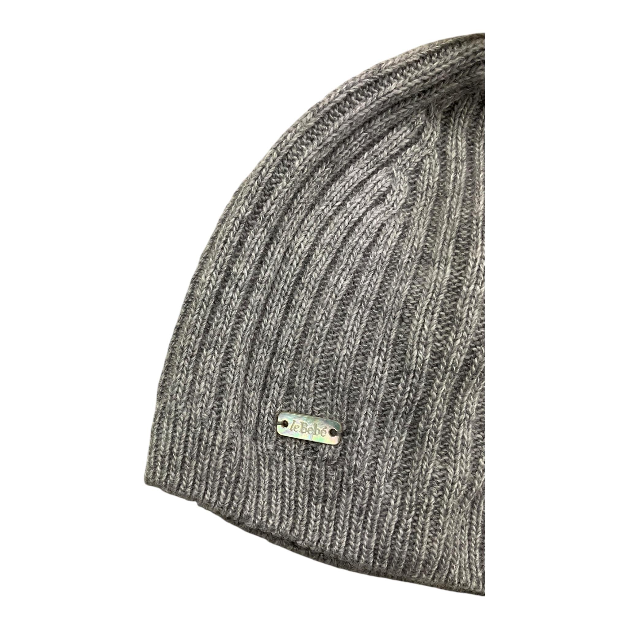LE BEBE' cappello tinta unita con pon pon Grigio per Neonato LBB4701 GRIGIO LE BEBE'