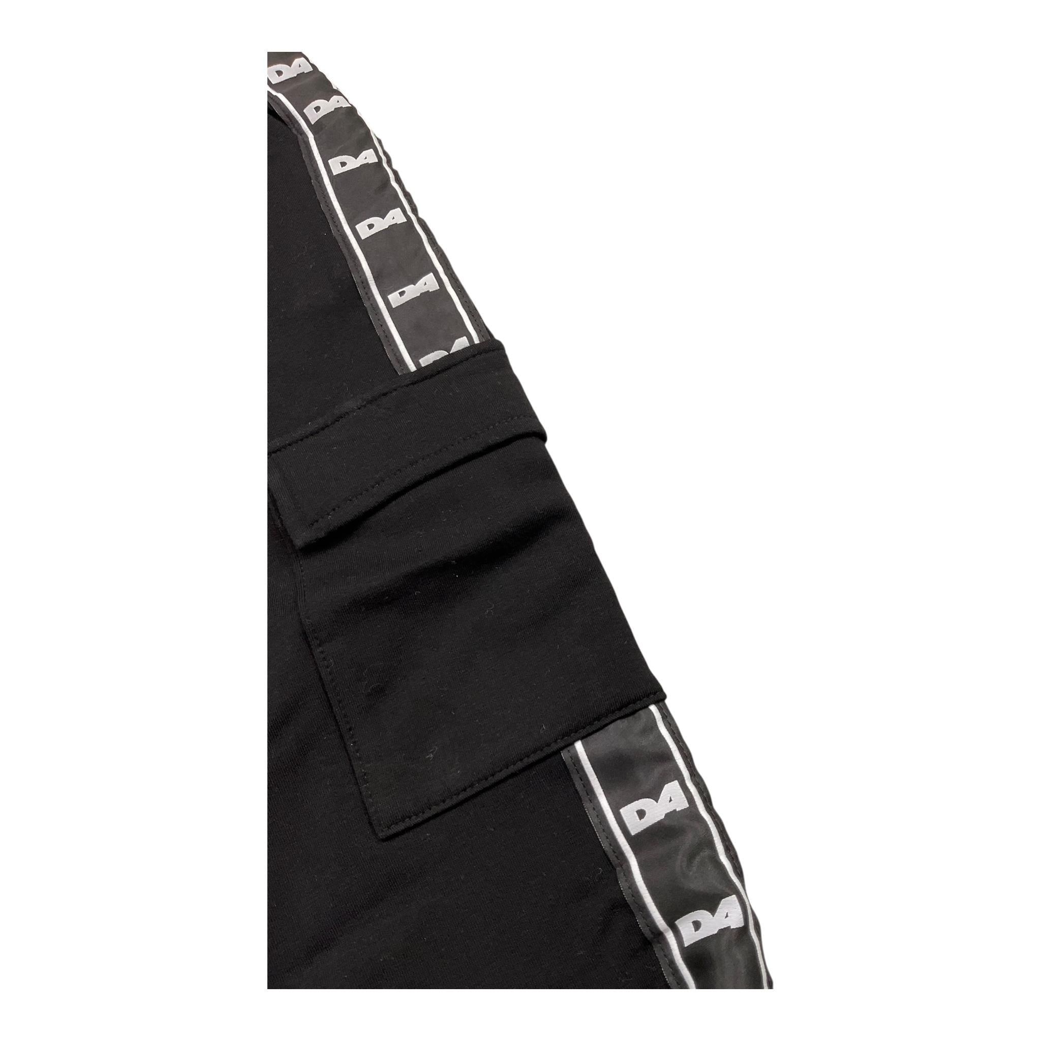 DANIELE ALESSANDRINI pantalone tuta tinta unita con logo Nero per Bambino 1231PF00097 NERO DANIELE ALESSANDRINI