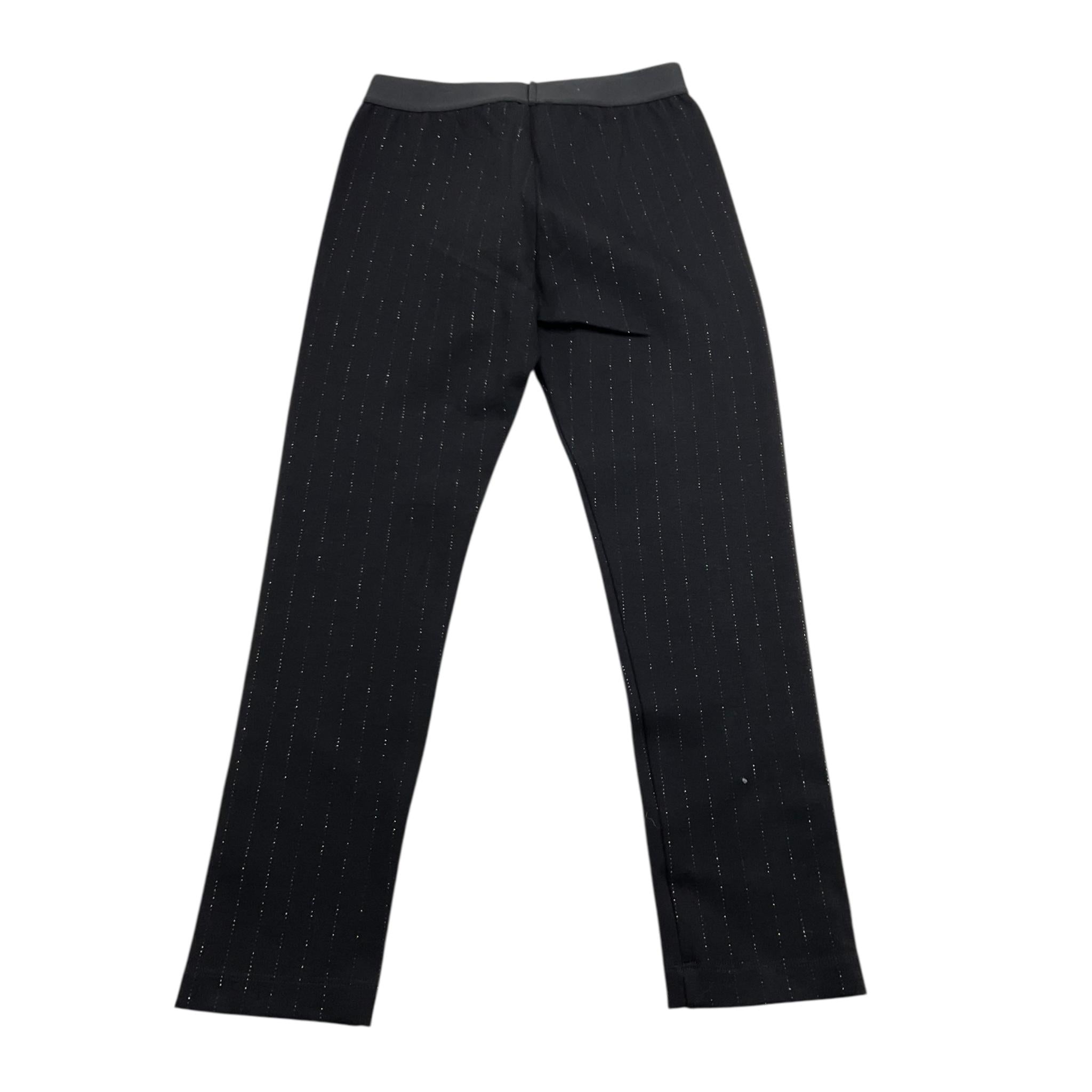 BALMAIN leggins tinta unita con elastico logato Nero per Bambina 6R6C00 NERO BALMAIN