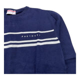 CESARE PACIOTTI maglia girocollo tinta unita con logo Blu per Bambino MGP5355JX BLU CESARE PACIOTTI