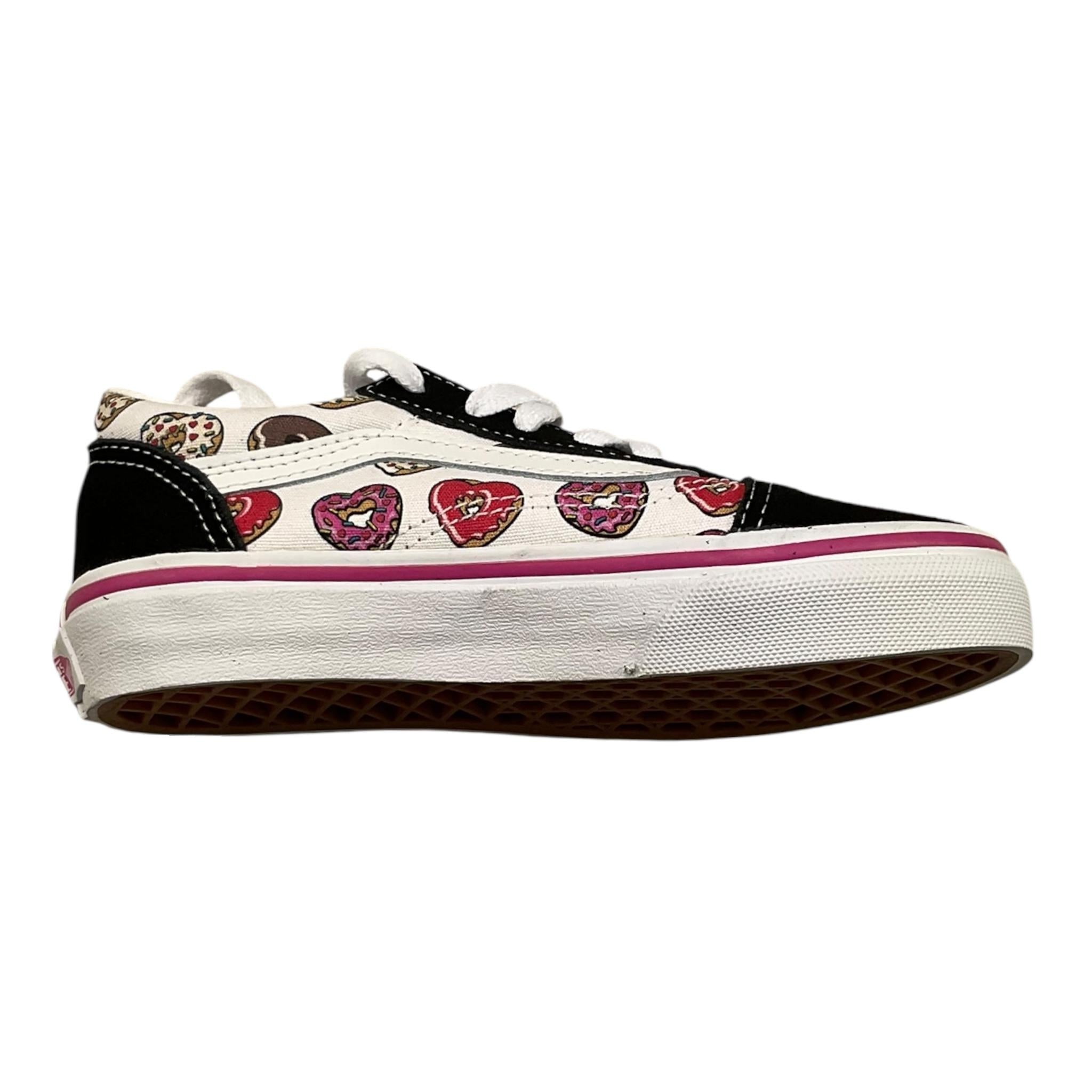 VANS sneakers bicolore con stampa ciambelle Bianco/nero per Bambina VN0005WVB9P1 BIANCO/NERO VANS