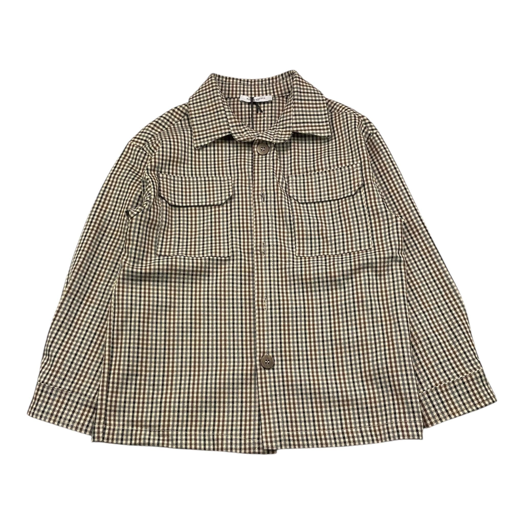 PAOLO PECORA camicia tinta unita con microfantasia Beige per Bambino PP4148 BEIGE PAOLO PECORA