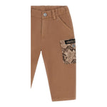 ROBERTO CAVALLI pantalone tinta unita girovita regolabile Beige per Neonato TJT237 BEIGE ROBERTO CAVALLI