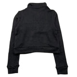 FUN & FUN maglia tinta unita con colletto Nero per Bambina FCJSW15805 NERO FUN & FUN