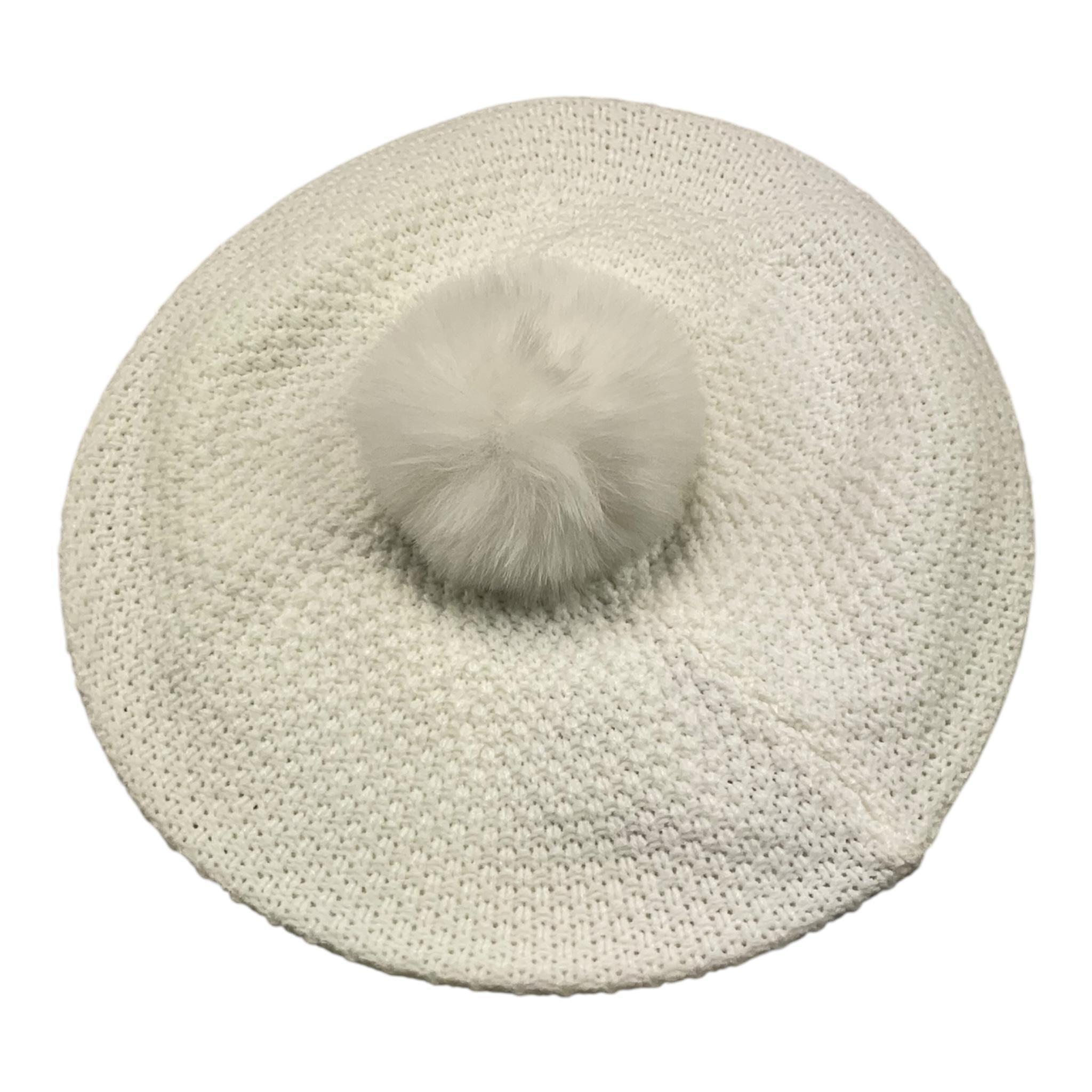 GUESS cappello tinta unita con pon pon Bianco per Bambina J3BZ08Z2QP0 BIANCO GUESS