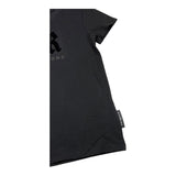 JOHN RICHMOND t-shirt girocollo tinta unita con stampa in contrasto Nero per Bambina RGA25009TS NERO JOHN RICHMOND
