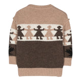 DSQUARED2 maglia girocollo stampa fantasia Beige per Neonato DQ2003 BEIGE DSQUARED2