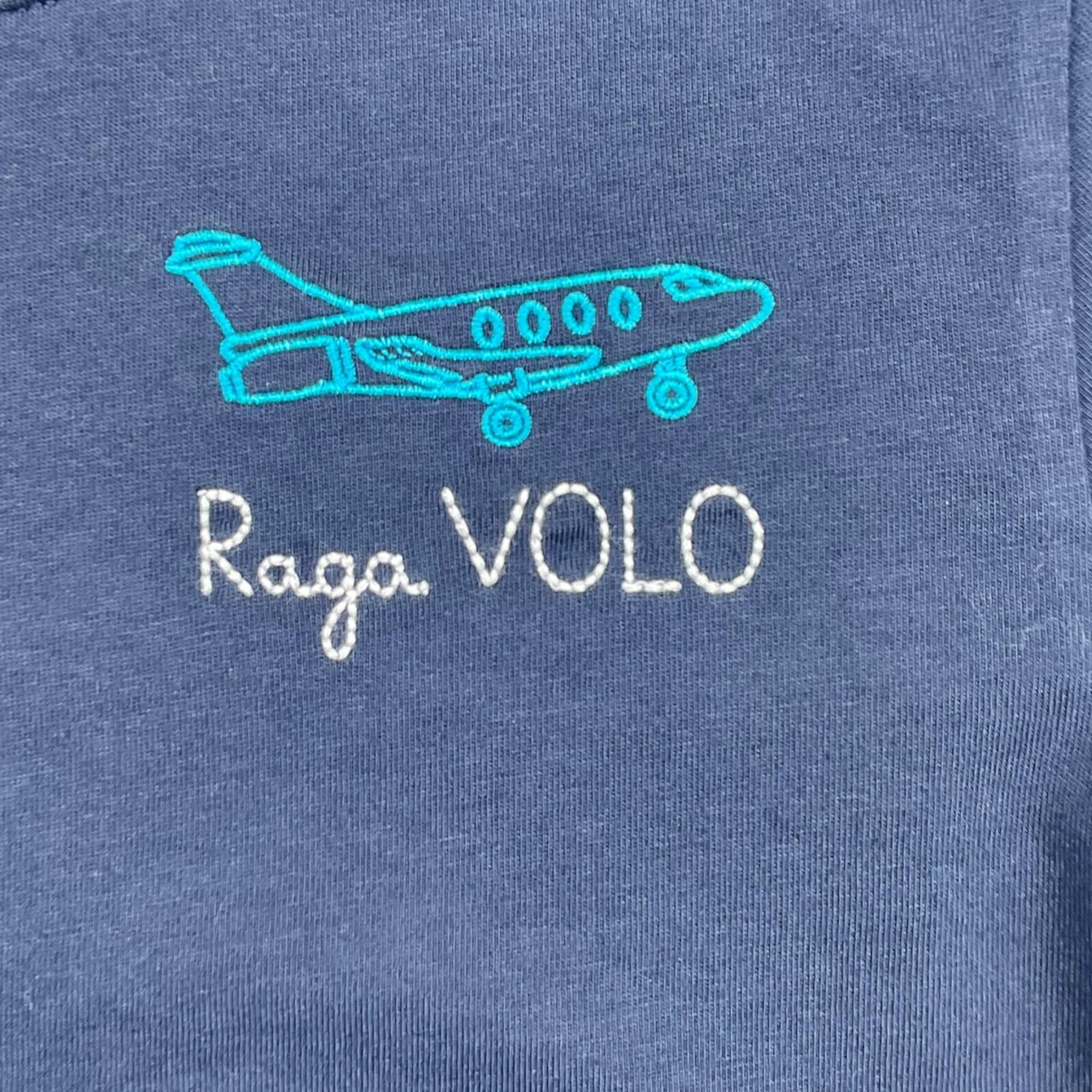 SAINT BARTH t-shirt girocollo tinta unita con stampa Blu per Bambino RAGA BLU SAINT BARTH