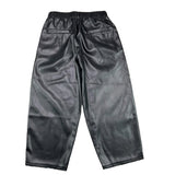 JOHN RICHMOND pantalone in ecopelle tinta unita Nero per Bambina RGA25066PA NERO JOHN RICHMOND
