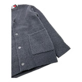 PAOLO PECORA cardigan tinta unita con bottoni Grigio per Bambino PP4092 GRIGIO PAOLO PECORA