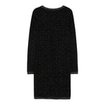 TWINSET abito tinta unita girocollo logato Nero per Bambina 242GJ3061 NERO TWINSET