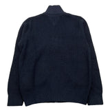 TOMMY HILFIGER maglia tinta unita con zip Blu per Bambino KB0KB09394 BLU TOMMY HILFIGER