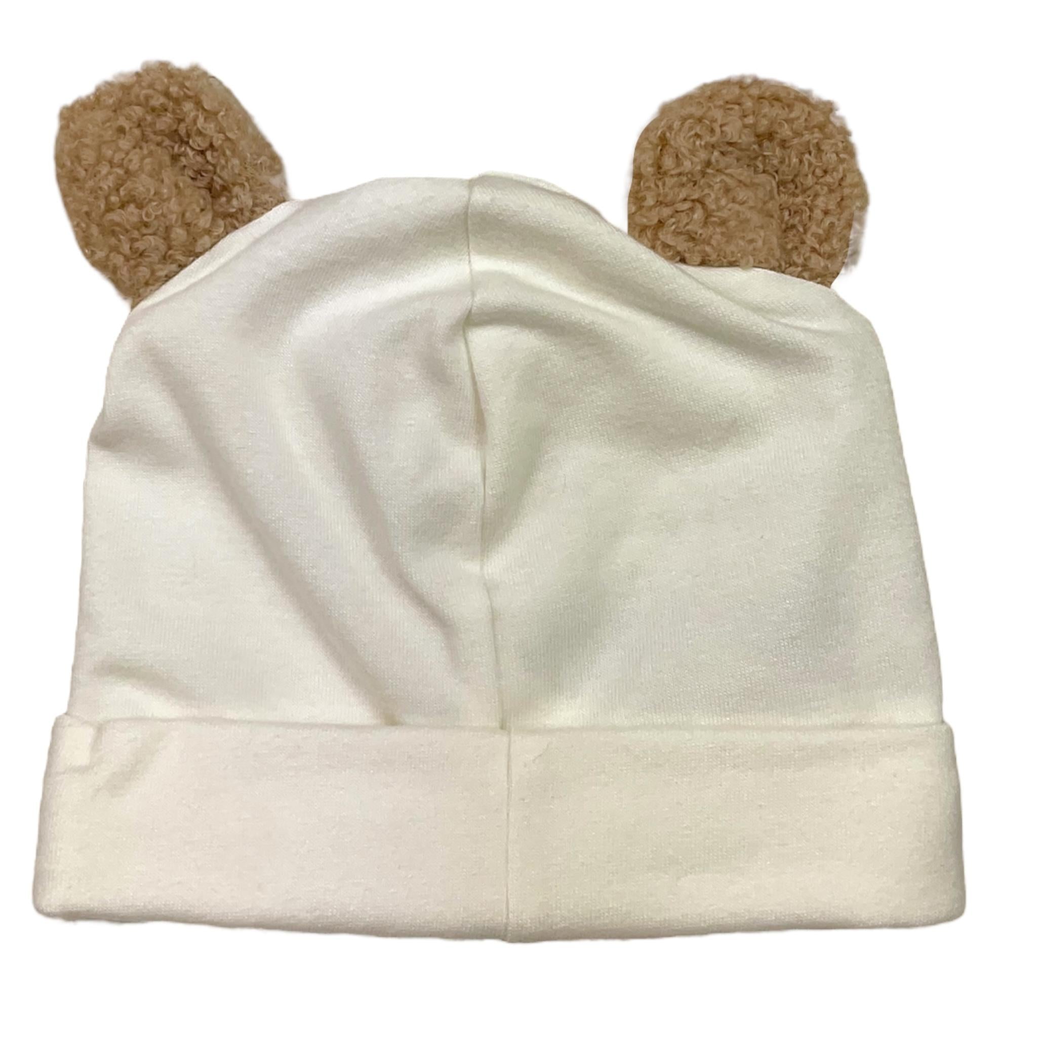 NANAN cappello tinta unita con stampa Bianco per Neonato I24158PCB BIANCO NANAN