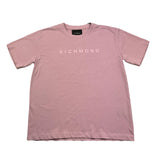JOHN RICHMOND t-shirt girocollo tinta unita con stampa logo Lilla per Bambina RGA25008TS LILLA JOHN RICHMOND
