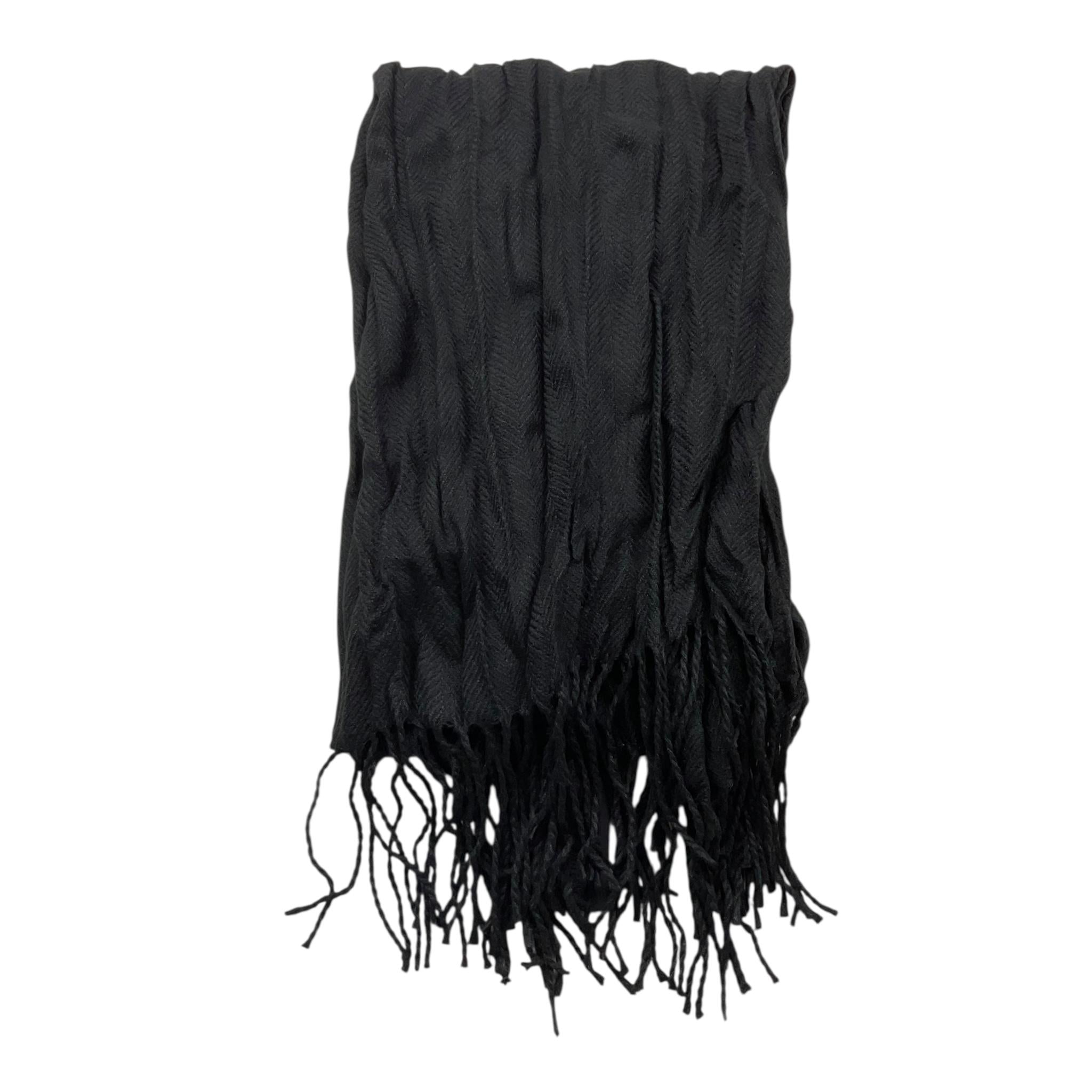 ANTONY MORATO sciarpa tinta unita con frange Nero per Bambino MKSC00128 NERO ANTONY MORATO
