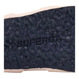 SUPERGA sneakers tinta unita con lacci Blu per Neonato 2750 BLU SUPERGA
