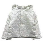 PAZ RODRIGUEZ giubbino tinta unita con bottoni e cappuccio Bianco per Neonata 012152034 BIANCO PAZ RODRIGUEZ