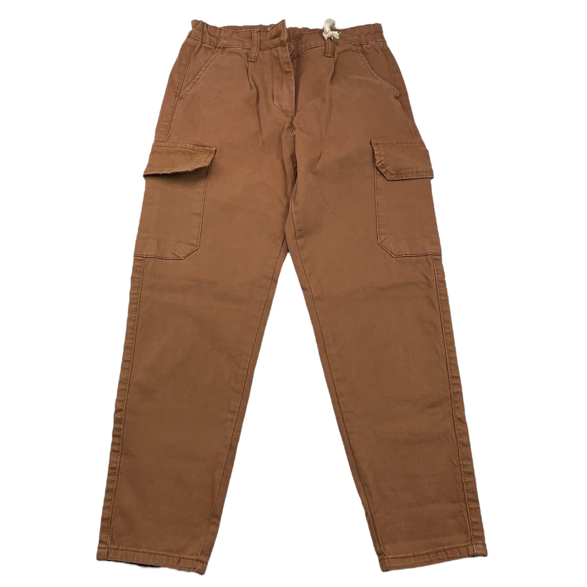 MANILA GRACE pantalone tinta unita modello cargo Marrone per Bambina MG2375 MARRONE MANILA GRACE