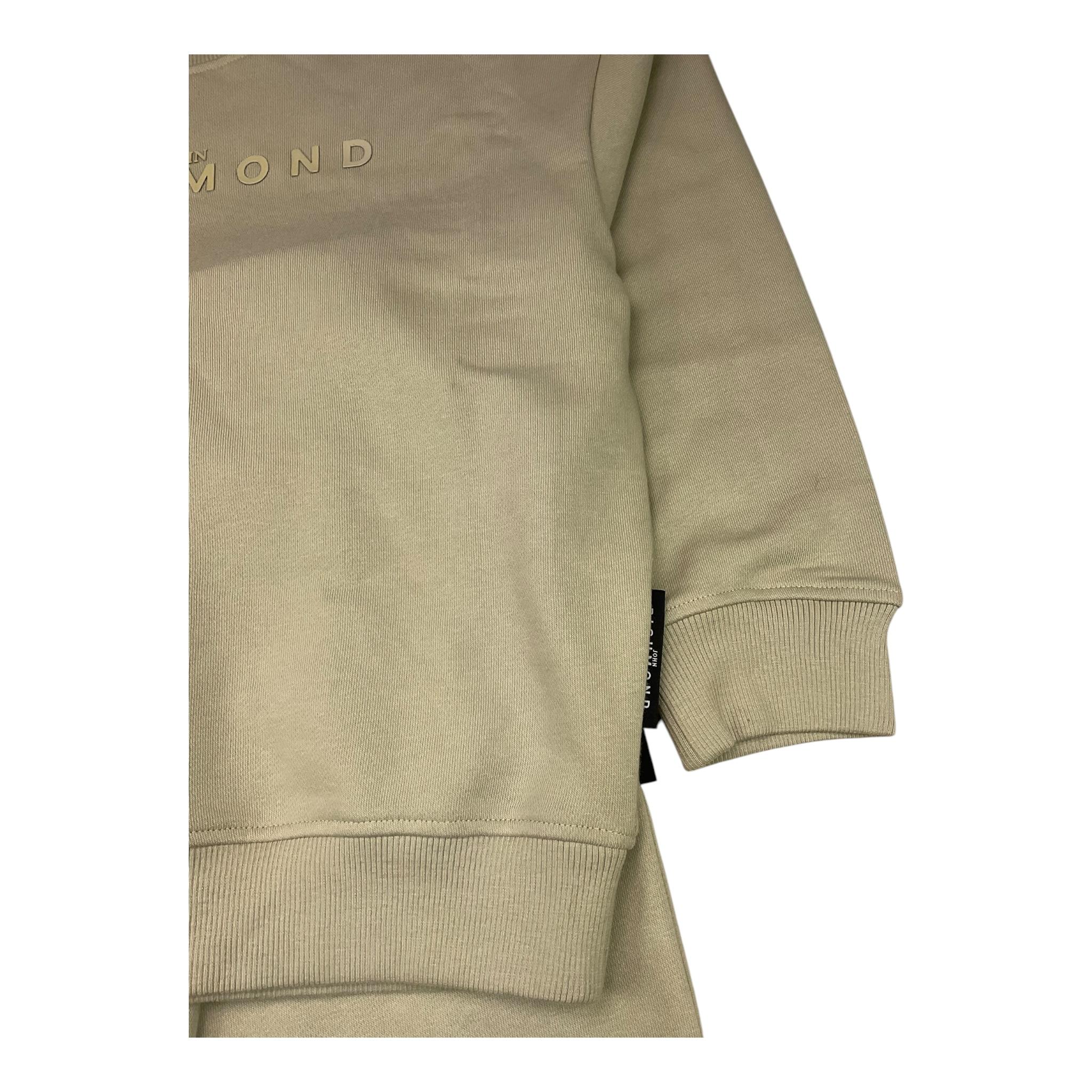 JOHN RICHMOND completo 2 pezzi felpa-pantalone tinta unita Beige per Bambino RBA25006CF BEIGE JOHN RICHMOND
