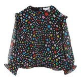 STELLA McCARTNEY camicia manica lunga fantasia stelle Nero per Bambina TV5A40 NERO STELLA McCARTNEY