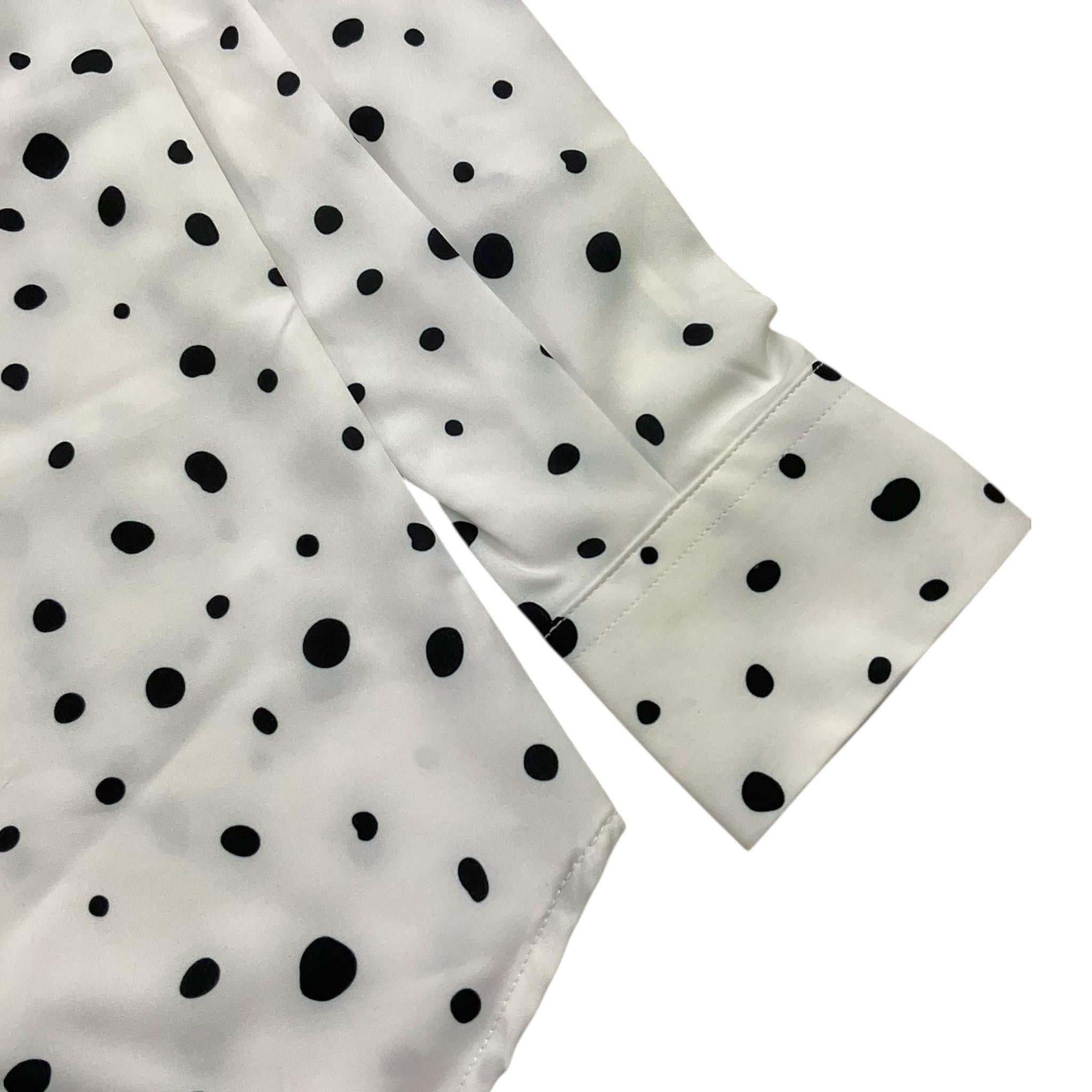 STAY STREET camicia tinta unita con pois Bianco per Bambino 8047 BIANCO STAY STREET